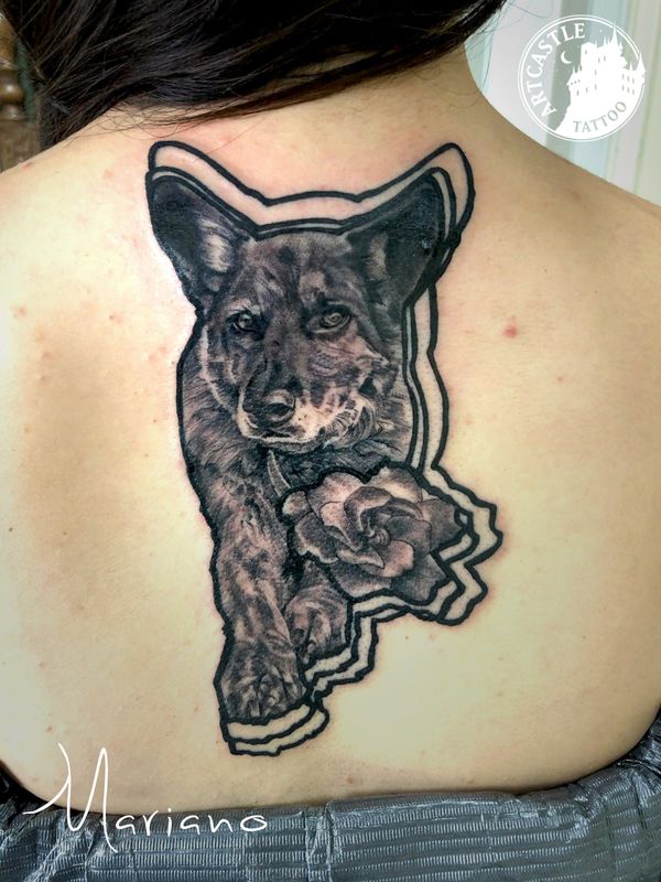 ArtCastleTattoo Tattoo ArtiestMariano Animal on back