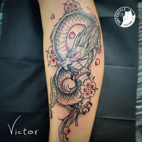 ArtCastleTattoo Tattoo ArtiestVictor Japanese dragon